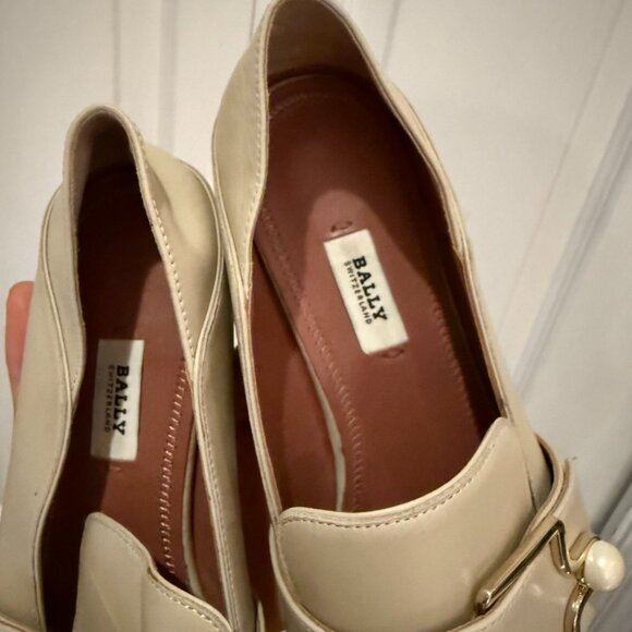 BALLY Maelle pearl embellishment loafers - Picture 3 of 7